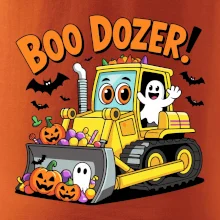 Halloweenský boo dozer