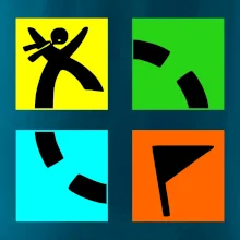 Geocaching logo barevné