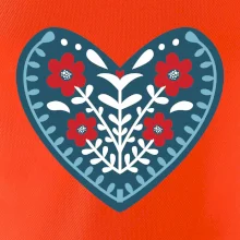 Folklor - srdce modré plné