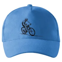 MTB kreslený cyklista MTB kreslený cyklista