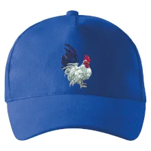 Kohout kreslený bílý