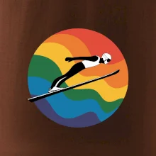 Skokan na lyžích v kruhu