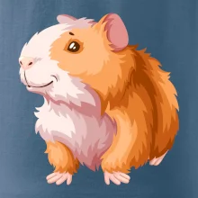 Morče - kreslené, bílo oranžové