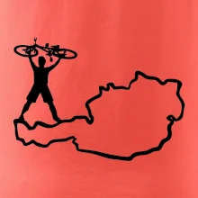 Cyklista - Mapa Rakouska