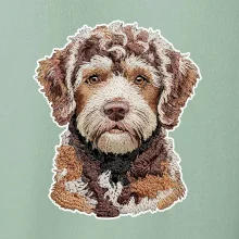 Lagotto romagnolo vyšívaná hlava