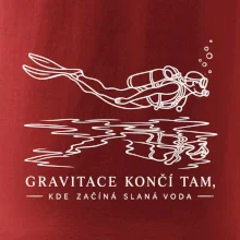 Gravitace končí ve slané vodě