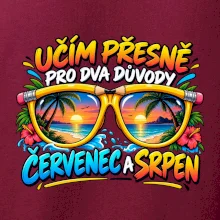 Učím kvůli červenci a srpnu letní prázdniny