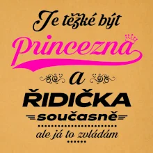 Je těžké být princezna - řidička Je těžké být princezna - řidička