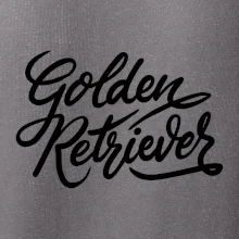 Golden retriever - nápis okrasný