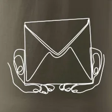 Obálka pošták jedním tahem