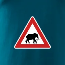 Dopravní značka - Pozor slon