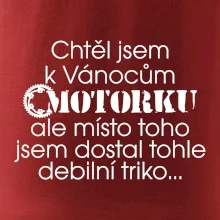 Chtěl jsem dostat motorku - Vánoce