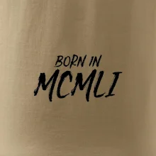 Born in - Římské číslo 1951