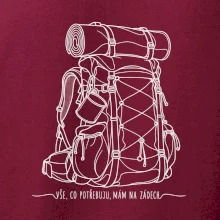 Vše co potřebuju mám na zádech