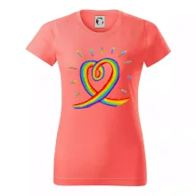 Srdce pride duha kreslená