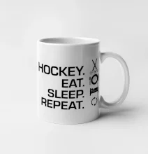 Pozemní hokej eat sleep repeat