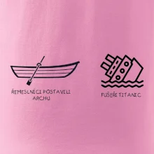 Řemeslnici postavili archu, fušeři Titanic