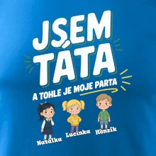 Jsem táta a tohle je moje parta  (obrázky a jména dětí)