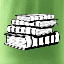 Knihy černobílé na sobě