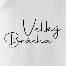 Velký brácha - nápis na zádech