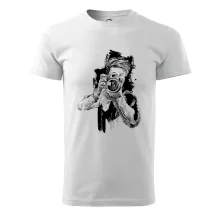 Fotograf kreslený tužkou