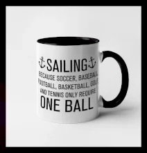 Sailing beacause one ball