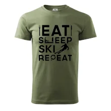 Eat sleep ski repeat
