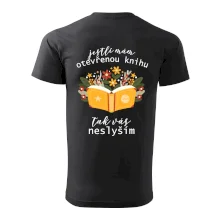 Jestli mám otevřenou knihu, tak vás neslyším