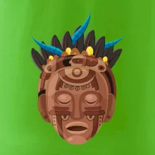 Mayové maska hnědá