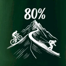 Narozeniny cyklista a lyžař 80