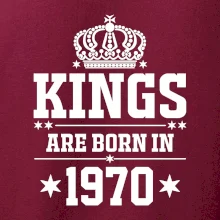 Kings are born in 1970