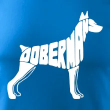 Dobrmans - nápis v tělě