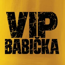 VIP babička černá grunge typografie
