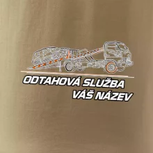 Odtahová služba - nakládání auta