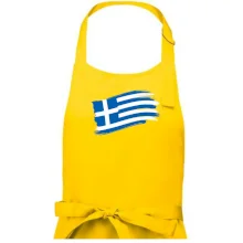 Řecko vlajka - štětkou