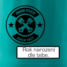 Motor power since (vlastní ročník) Motor power since (vlastní ročník)