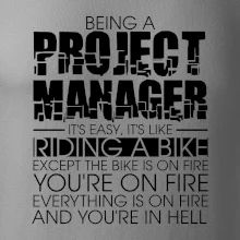 Being A Project Manager - bike