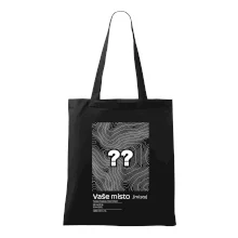 Vaše místo - vrstevnice v obdélníku