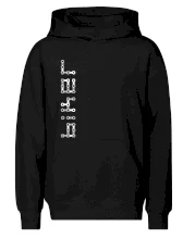 Biker nápis na výšku řetěz