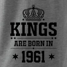 Kings are born in 1961