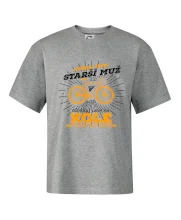 Starší muž - cyklista silniční kolo