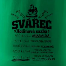 Svářeč - hodinová sazba
