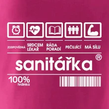 Čárový kód sanitářka