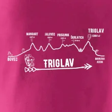 Profil Triglav  Bovec - Bohinjské jezero