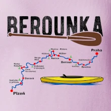 Mapa řeky Berounky