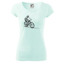 MTB kreslený cyklista