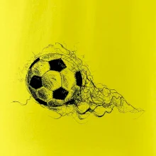 Fotbalový míč - kresba tužkou