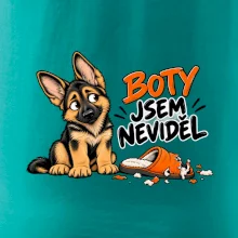 Boty jsem neviděl - štěně vlčáka