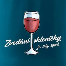 Zvedání skleničky je můj sport