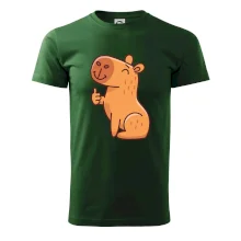 Kapybara s palcem nahoru